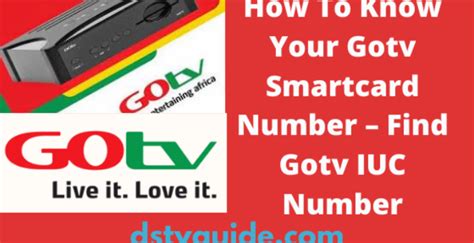 what is my gotv smart card number|what is GOTV iuc number.